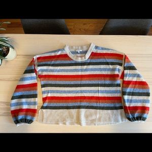 Bell Sleeve Madewell Rainbow Sweater